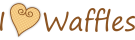 Waffles Logo Heart Shadow